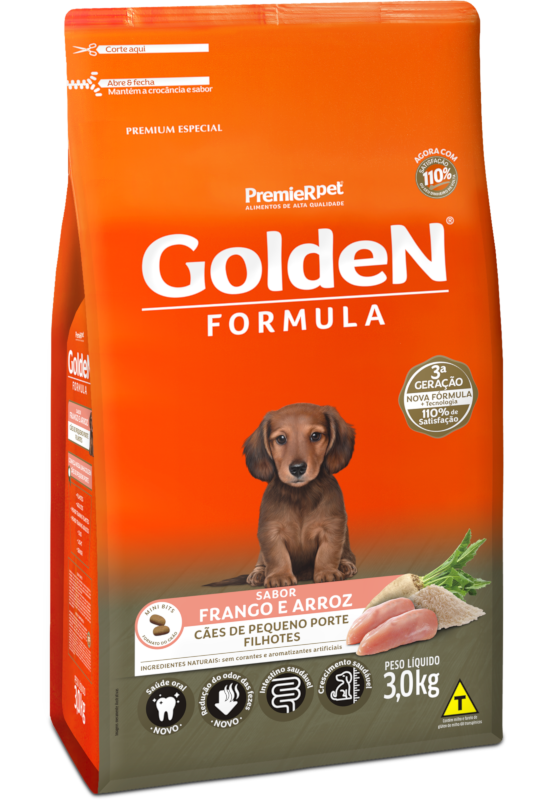 Imagem de Golden Cães Filhotes Porte Pequeno - Frango e Arroz