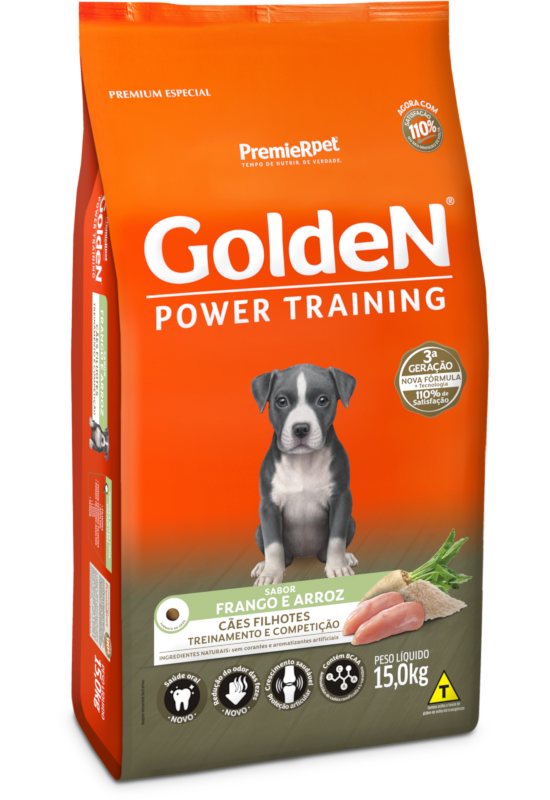 Imagem de Golden Cães Filhotes Power Training - Frango e Arroz - 15KG 