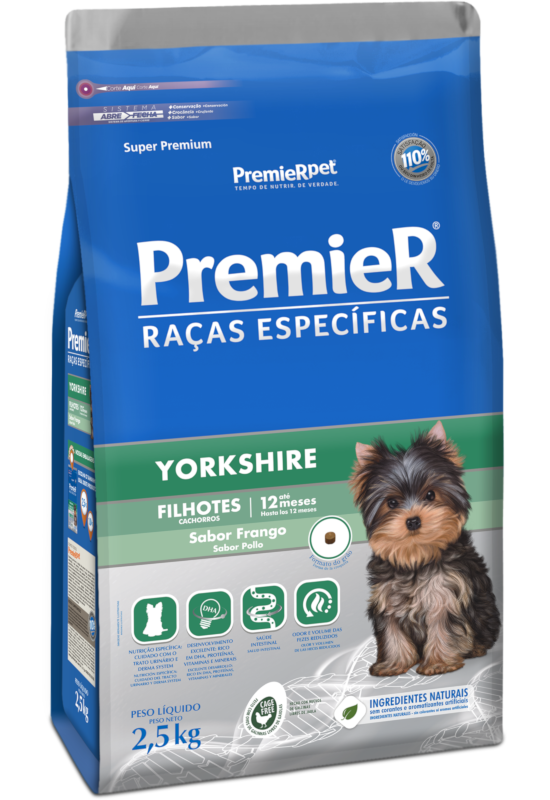 Imagem de Premier Yorkshire Filhotes Pequenos - Frango 