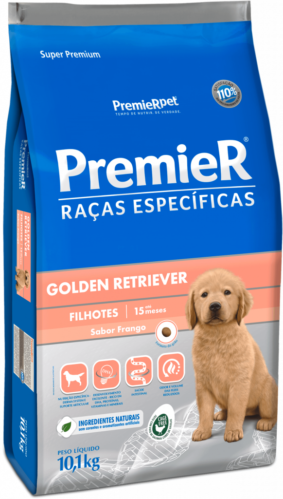 Imagem de Premier Golden Retriever Filhotes Grandes - Frango 