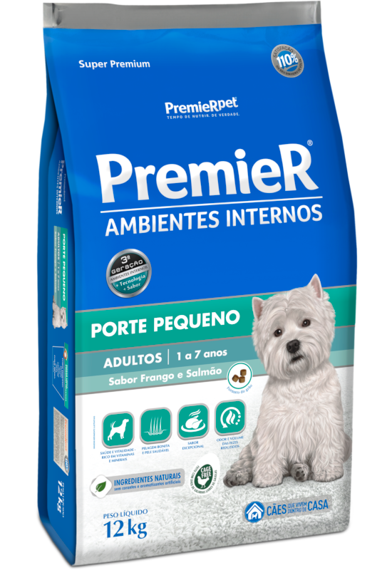 Imagem de Premier Cães Adultos Pequenos - Frango e Salmão 12kg