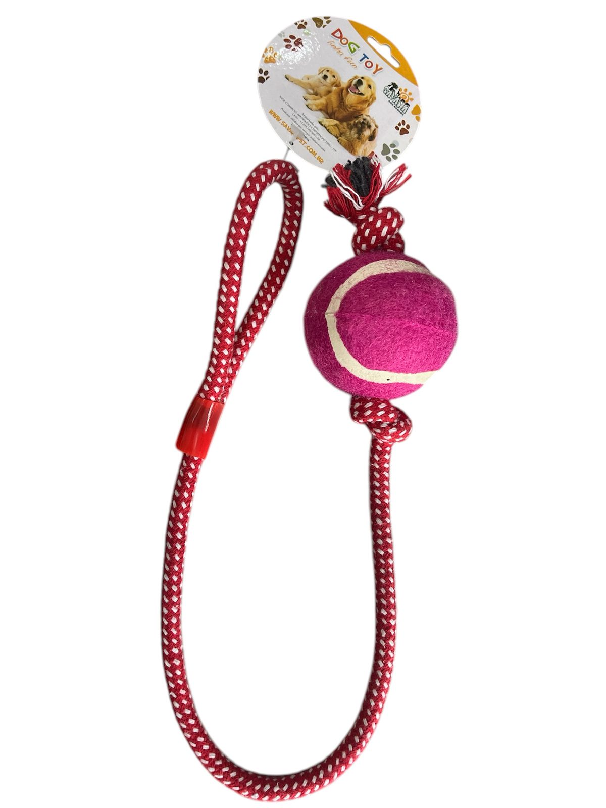 Imagem de Puxador corda com bola 60cm
