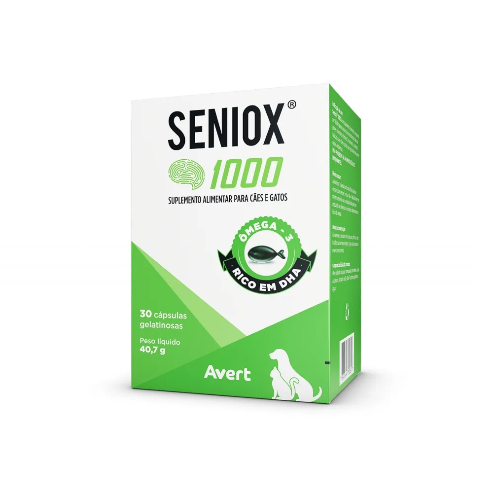 Imagem de Seniox 1000mg para Cães e Gatos 30 cápsulas