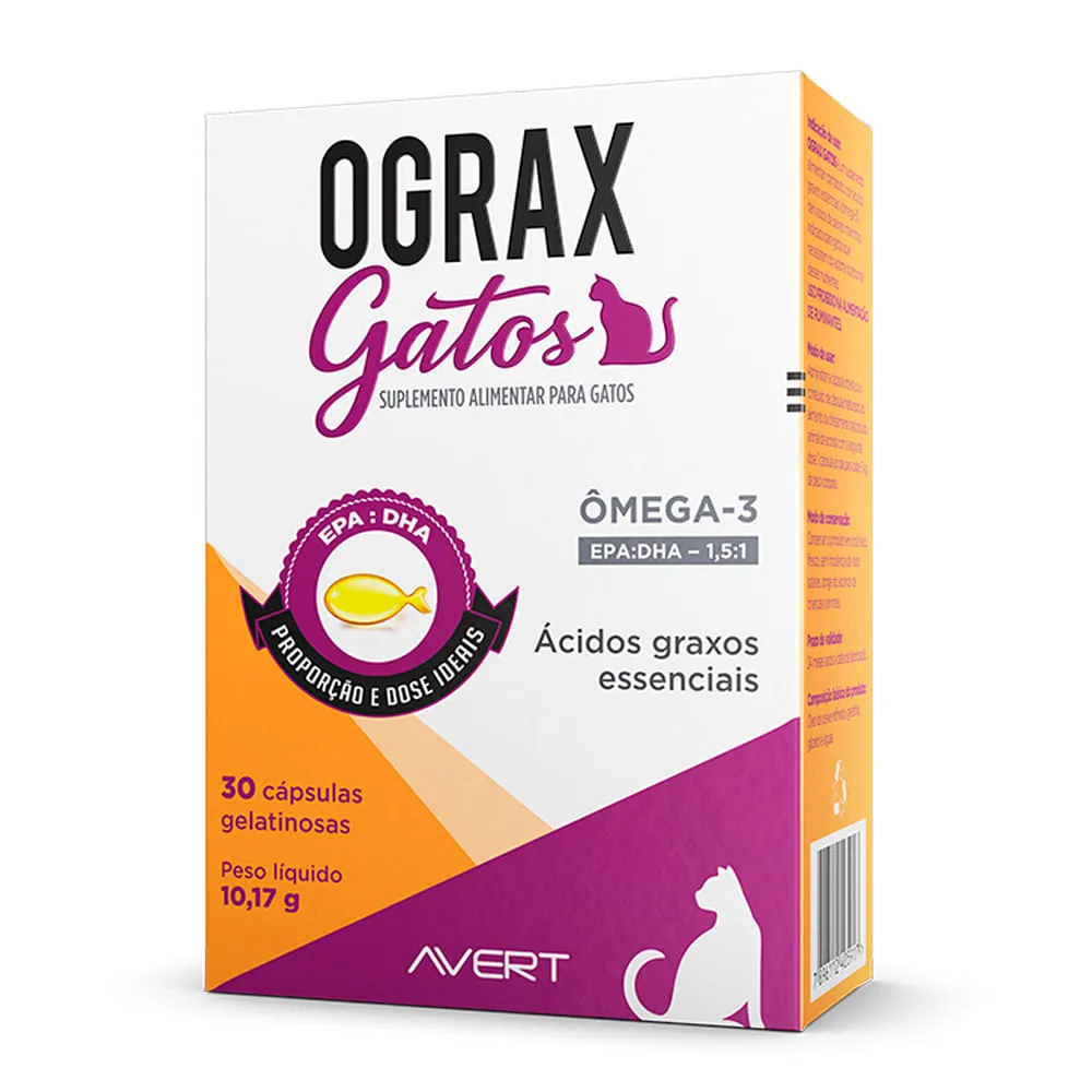 Imagem de Ograx Gatos 30 cápsulas