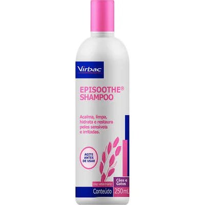 Imagem de Shampoo Virbac Episoothe para Peles Sensíveis e Irritadas 250ml