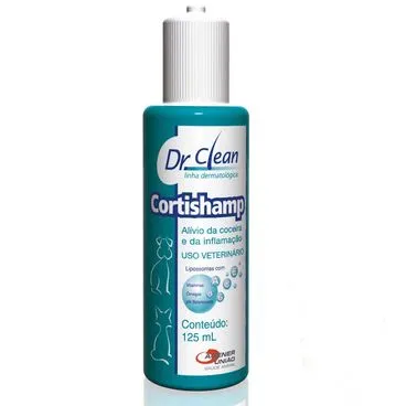 Imagem de Shampoo Cortishamp Antialérgico Cães e Gatos Agener União 125 ml