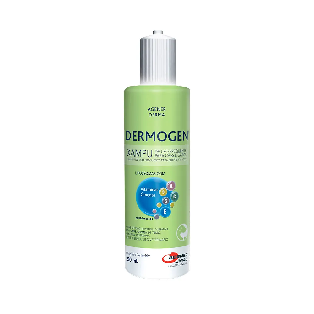 Imagem de Shampoo Dermogen Cães e Gatos Agener 200 ml