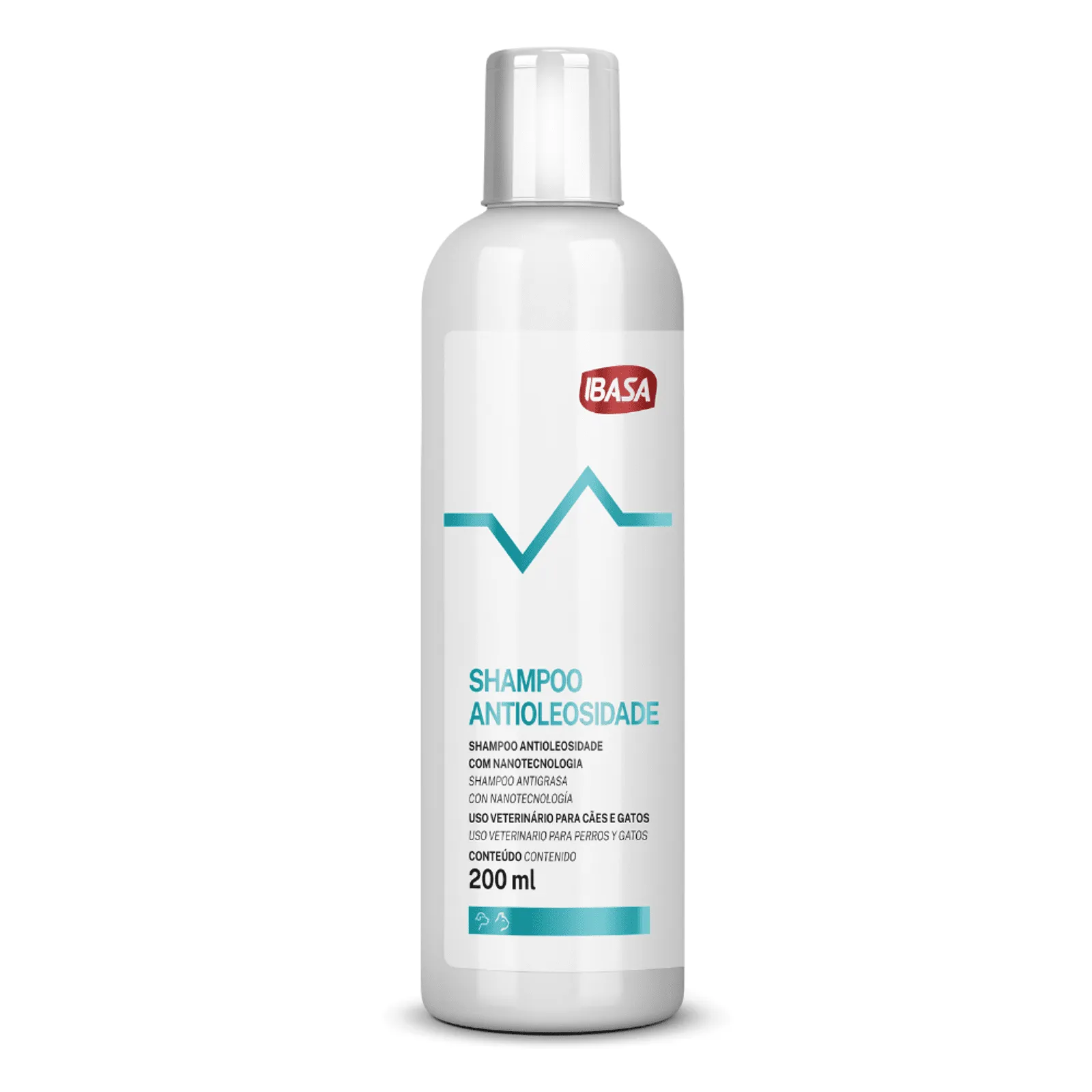Imagem de Shampoo Antioleosidade para Cães e Gatos Ibasa 200ml