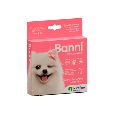 Imagem de Banni Antipulgas para Cães - até 5kg - 0,32 ml