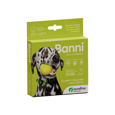 Imagem de Banni Antipulgas para Cães - 20kg a 40kg - 2,68 ml
