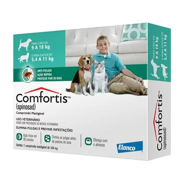 Imagem de Comfortis Cães e Gatos - 560 mg - 1 comprimido