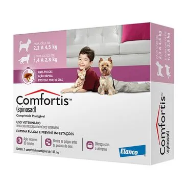 Imagem de Comfortis Cães e Gatos - 140 mg - 1 comprimido