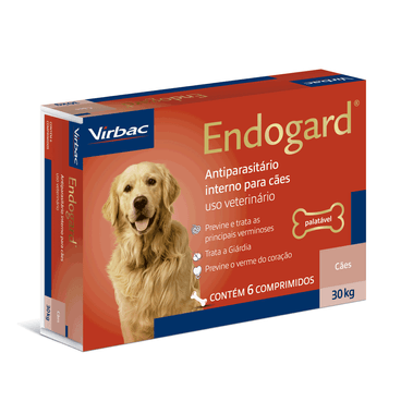 Imagem de Endogard Cães - até 30kg - 6 comprimidos