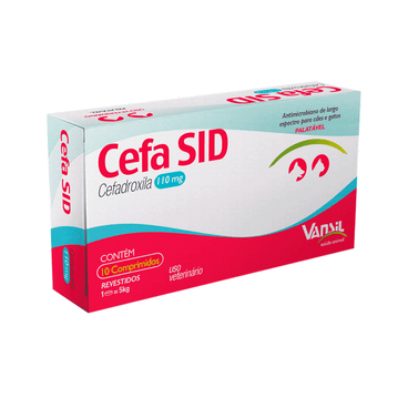 Imagem de Cefa Sid  Antimicrobiano - 110mg - 5 comprimidos
