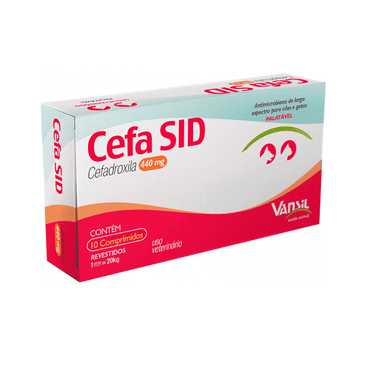 Imagem de Cefa Sid Antimicrobiano - 440mg - 5 comprimidos