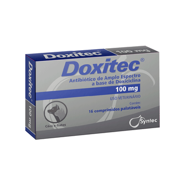 Imagem de Doxitec Antibiótico - 100mg  - 16 comprimidos