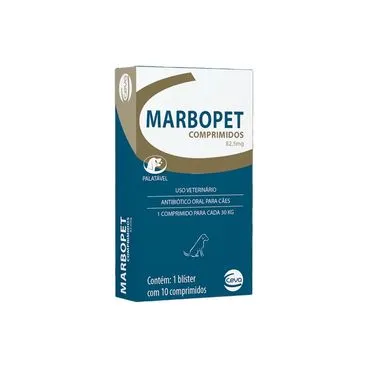 Imagem de Antibiótico Marbopet 82,5mg Ceva 10 comprimidos