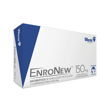 Imagem de EnroNew 150mg Antibiótico para Cães 10 comprimidos
