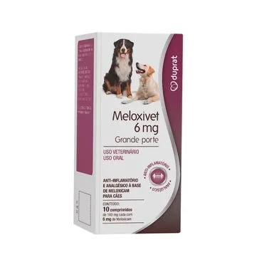 Imagem de  Meloxivet Anti-Inflamatório - 6 mg - 10 comprimidos