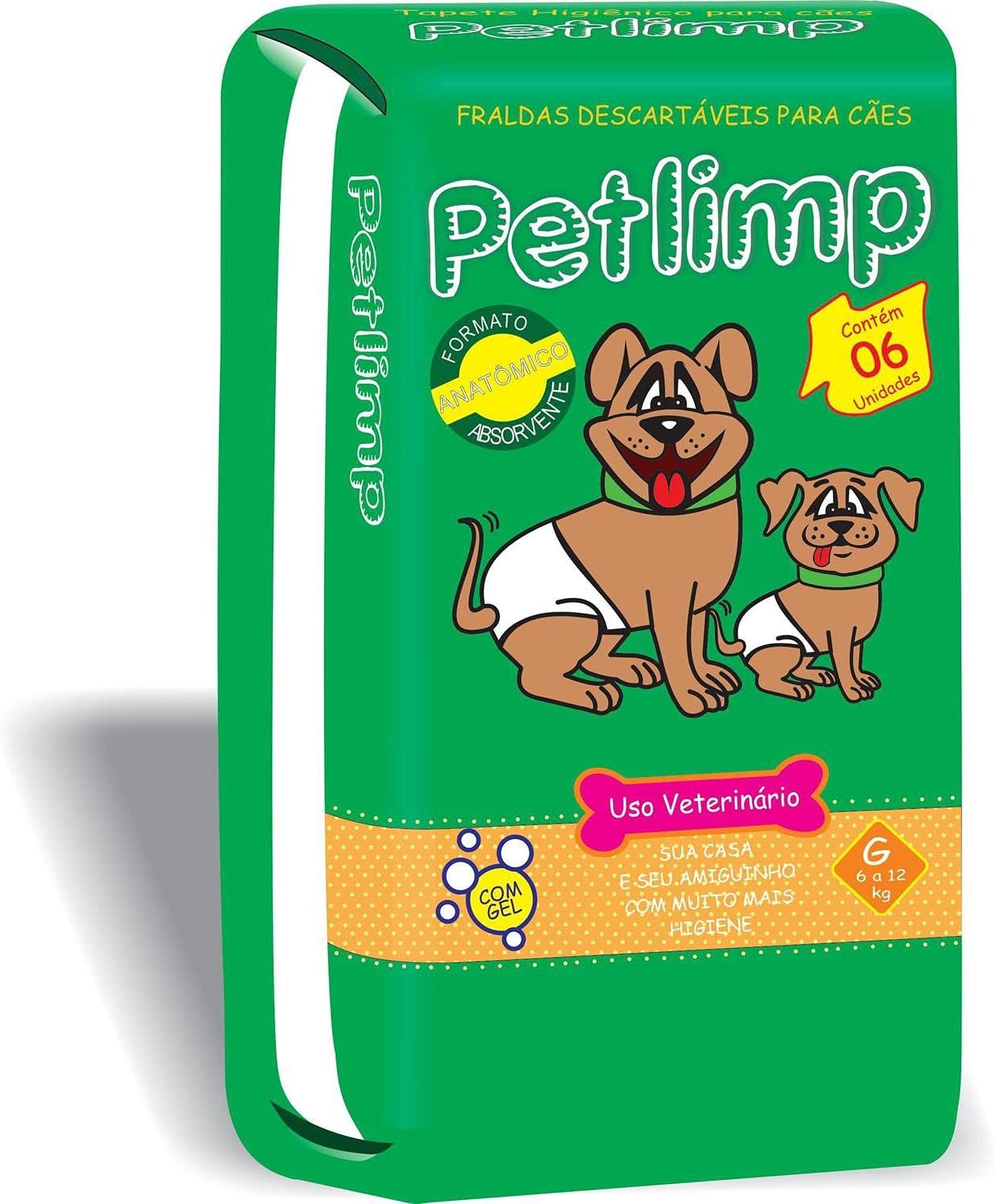 Imagem de Fraldas Descartáveis Para Cães - G (6 a 12kg)