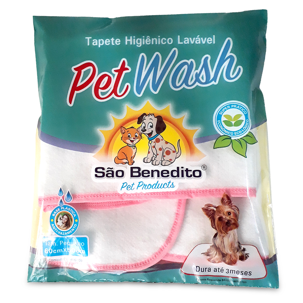 Imagem de Tapete Higiênico Lavável Pet Wash - 60x50 - 1un