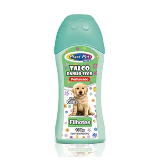 Imagem de Talco Banho Seco Filhotes Plast Pet Care – 100g