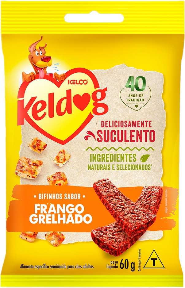 Imagem de Bifinho Keldog - Frango Grelhado - 60g