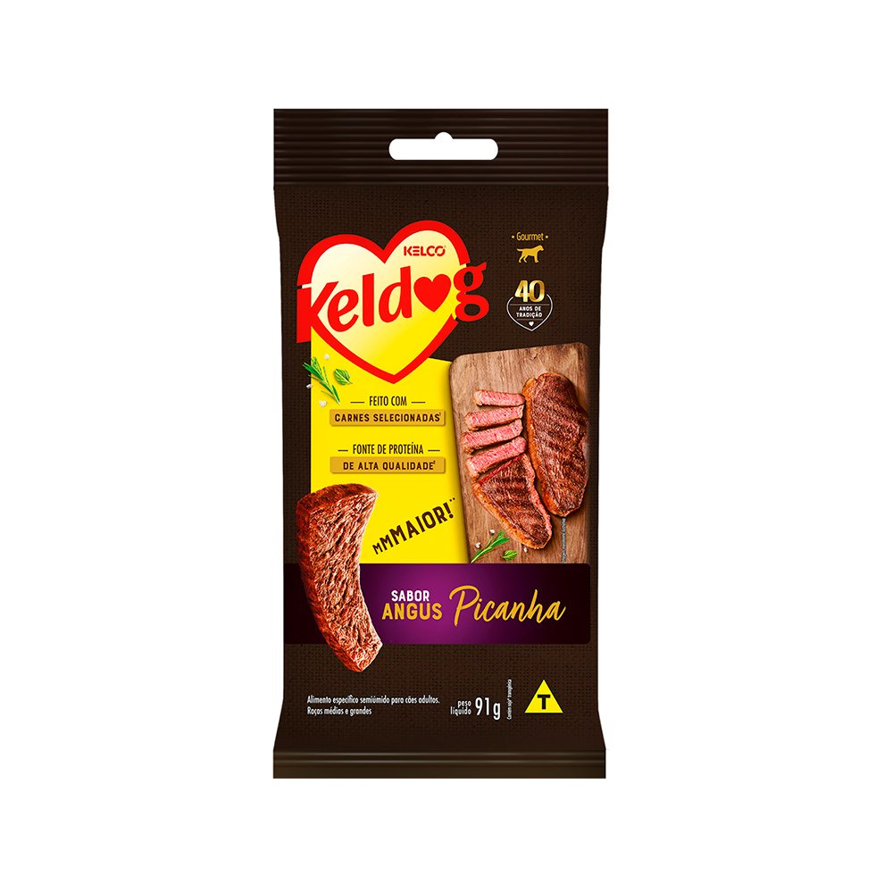 Imagem de Bifinho Keldog para Cães - Picanha - 91g