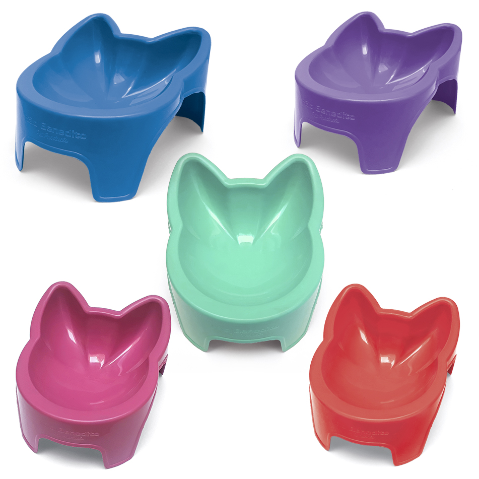 Imagem de Comedouro Plástico para Gatos - 100ml