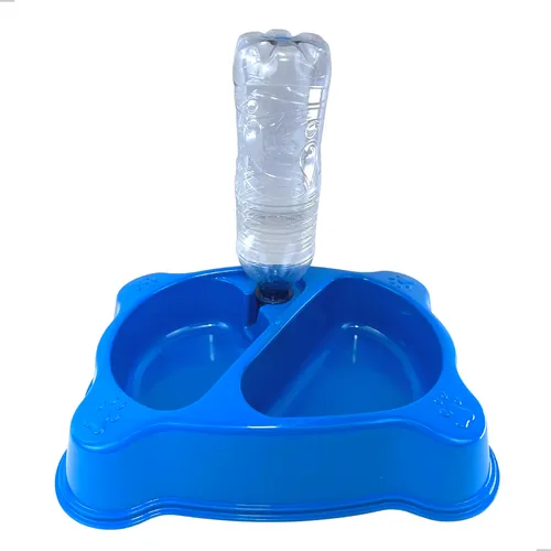 Imagem de Comedouro/Bebedouro Duplo Garrafa - 1200ml