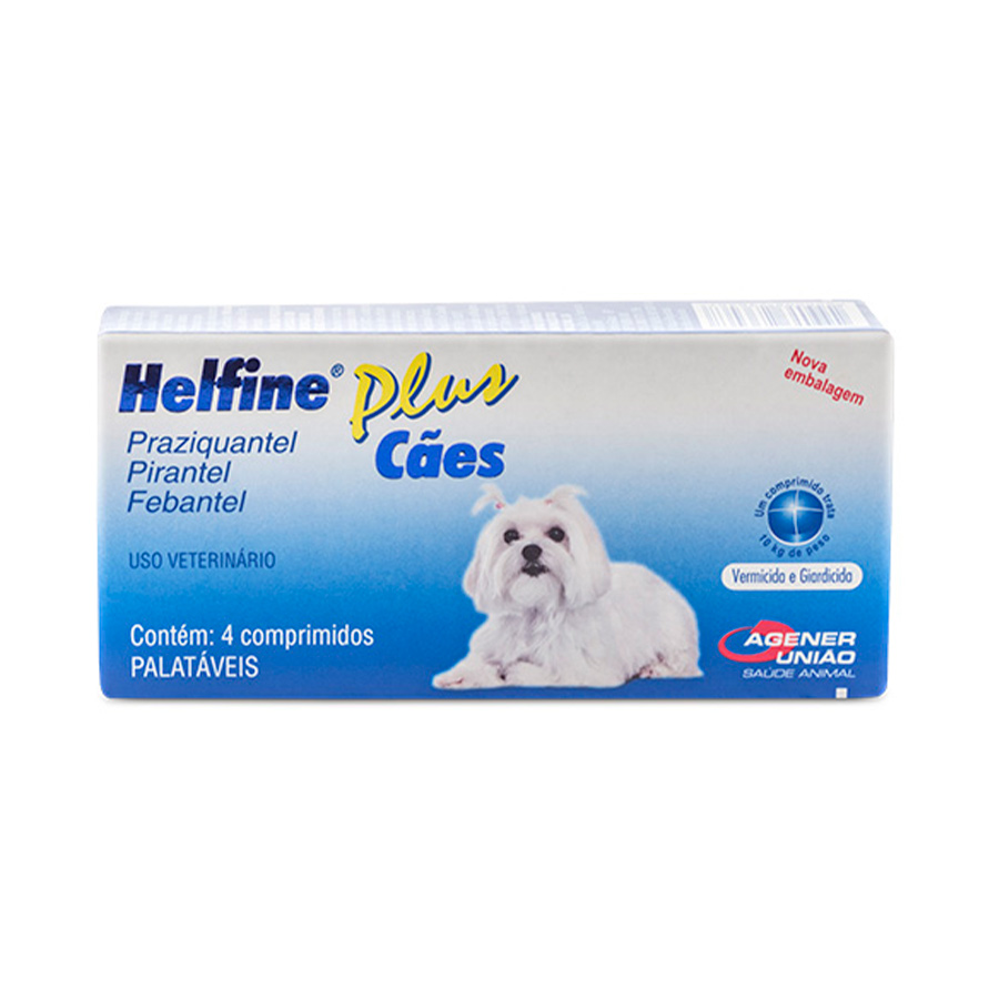 Imagem de Helfine Plus para Cães - 4 comprimidos