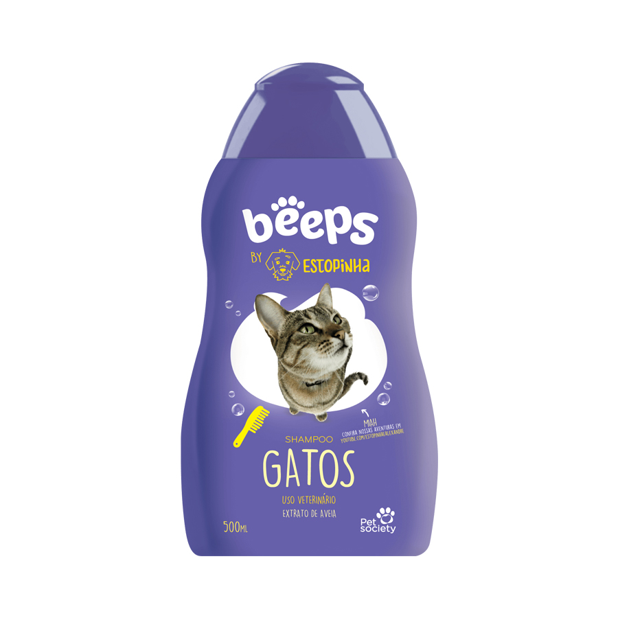 Imagem de Beeps Shampoo Gatos - 500ml