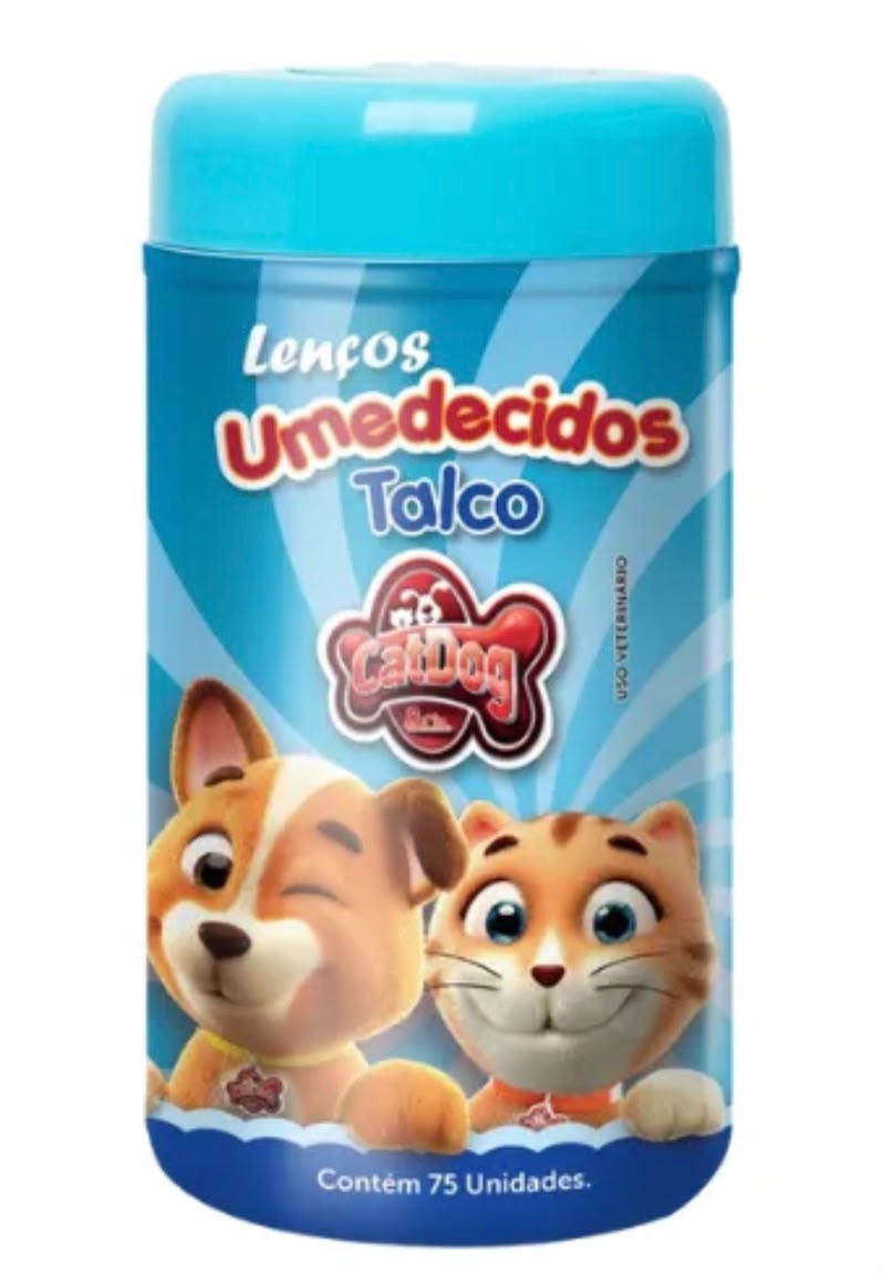 Imagem de Lenços Umedecidos CatDog - 75un