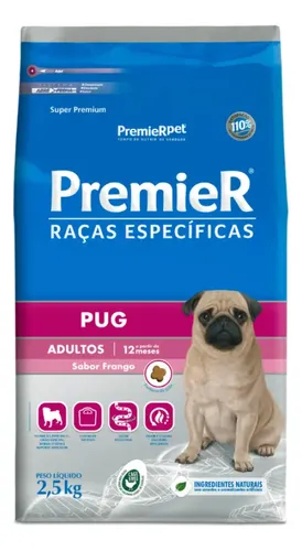 Imagem de Premier Pug Adulto Pequenos - 2,5Kg