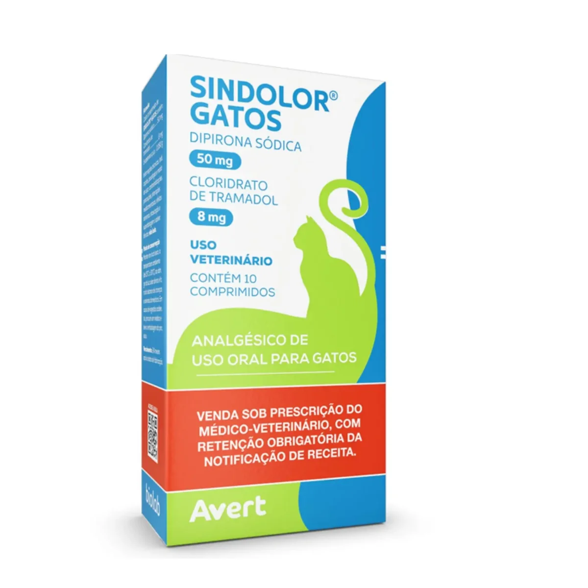 Imagem de Sindolor Gatos Analgésico Avert - 10 comprimidos