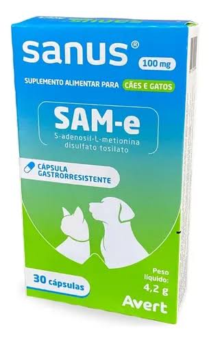 Imagem de  Sanus Suplemento Alimentar para Cães e Gatos - 30 comprimidos